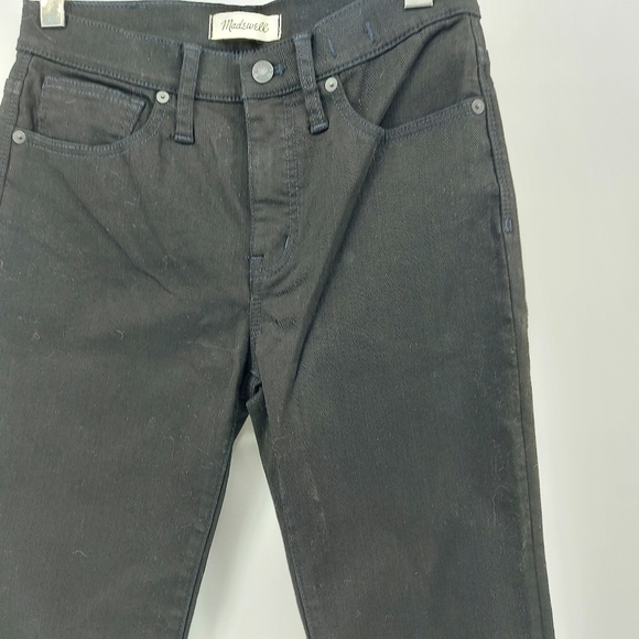 Madewell 9" Mid-Rise Skinny Jeans in ISKO Stay Black™ - Picture 6 of 12
